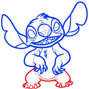 302x302 How To Draw How To Draw Stitch From Lilo And Stitch