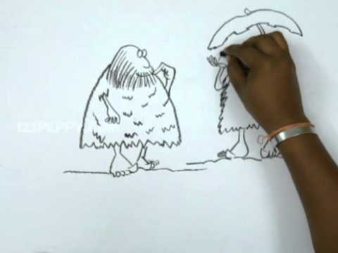 480x360 How To Draw Rainy Day In Stone Age