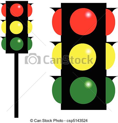 450x470 Stoplight Vector Illustration Eps Vector