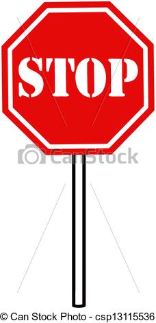 228x470 Traffic Sign Stop Cartoon Character Vectors