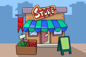 300x200 How To Draw A Store