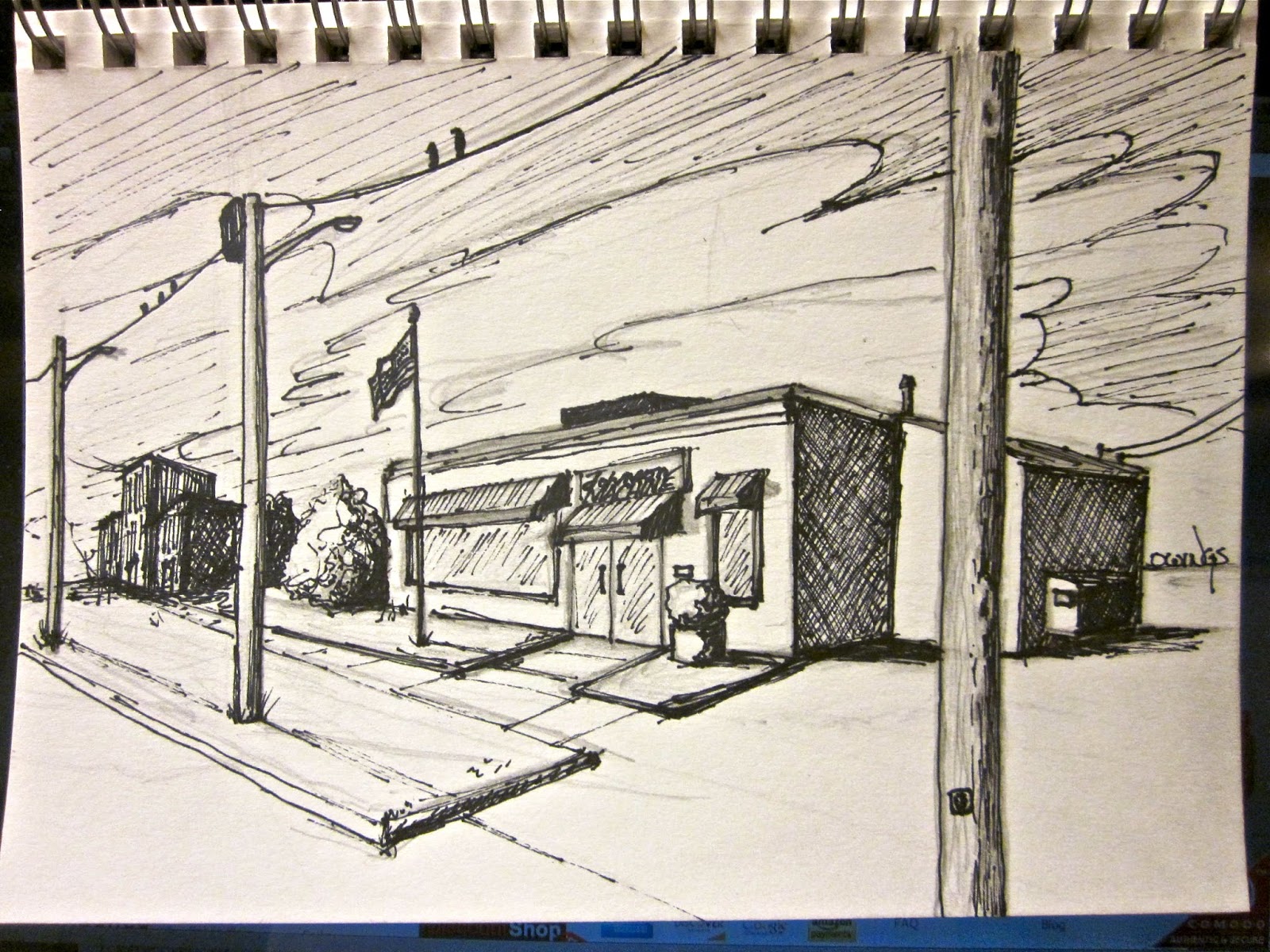 1600x1200 Owings Art Studio Storefront Drawing