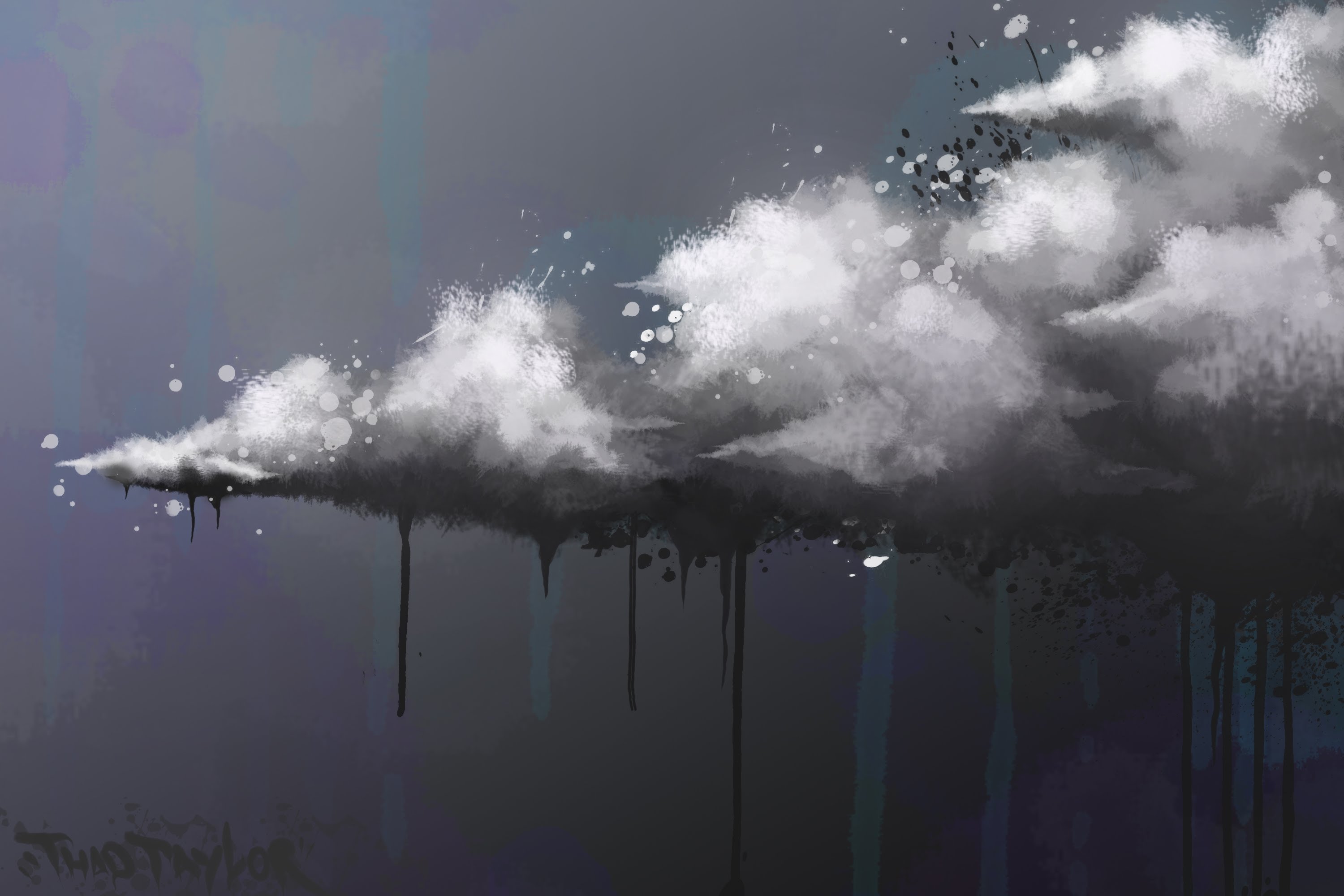 How To Draw Realistic Rain Clouds : How to Paint a Ceiling With Sky ...