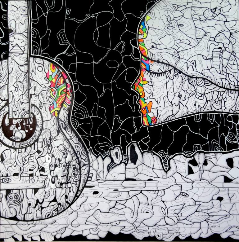 770x781 Saatchi Art Harana Drawing By Lhean Storm