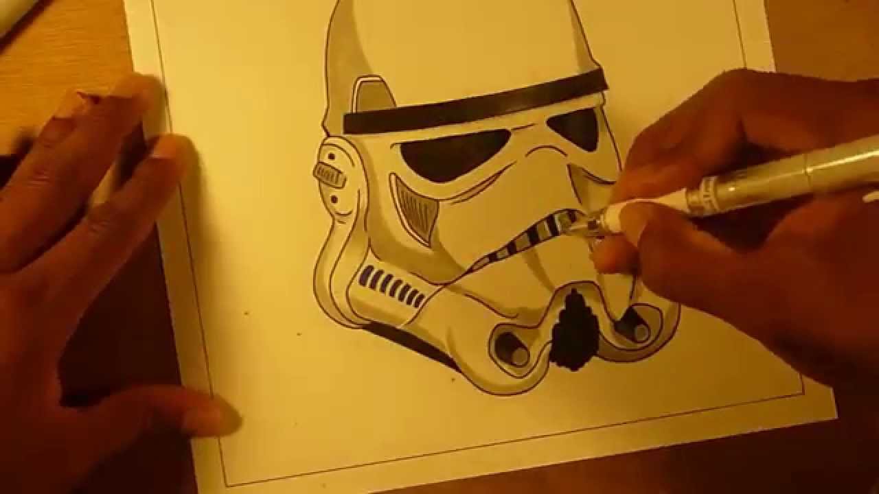 Stormtrooper Drawing Helmet at GetDrawings | Free download