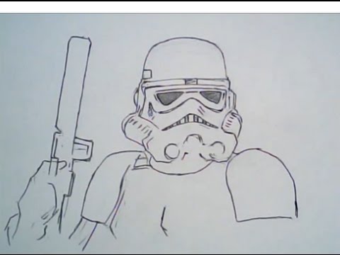 Stormtrooper Head Drawing at GetDrawings | Free download