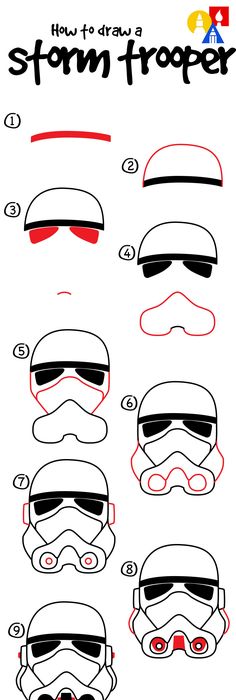 236x700 Stormtrooper Helmet Stencil Outline Pictures Body Art