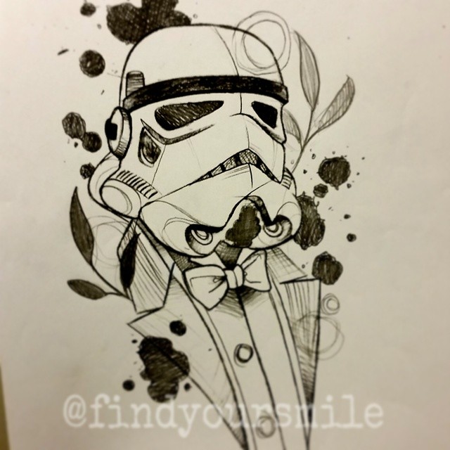 640x640 Stormtrooper Tattoos Tattoo, Star And Tatting