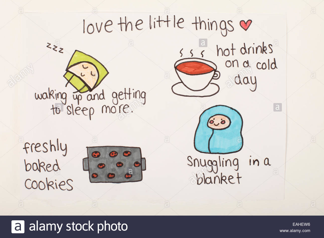 1300x956 Life Story Advice Drawing, Motivational Cartoon Stock Photo