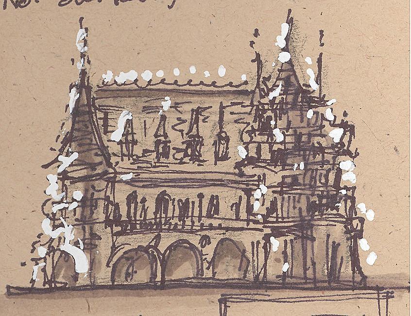 846x652 Commercial Storybook Vanilla 1 Drawing By Charles And Stacey Matthews