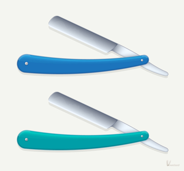 600x558 A Traditional Razor Illustration