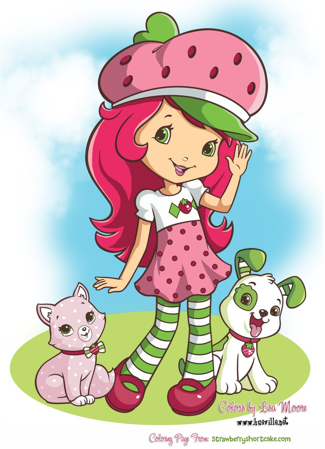 1090x1505 New Strawberry Shortcake Drawing Obrazki Clip Art