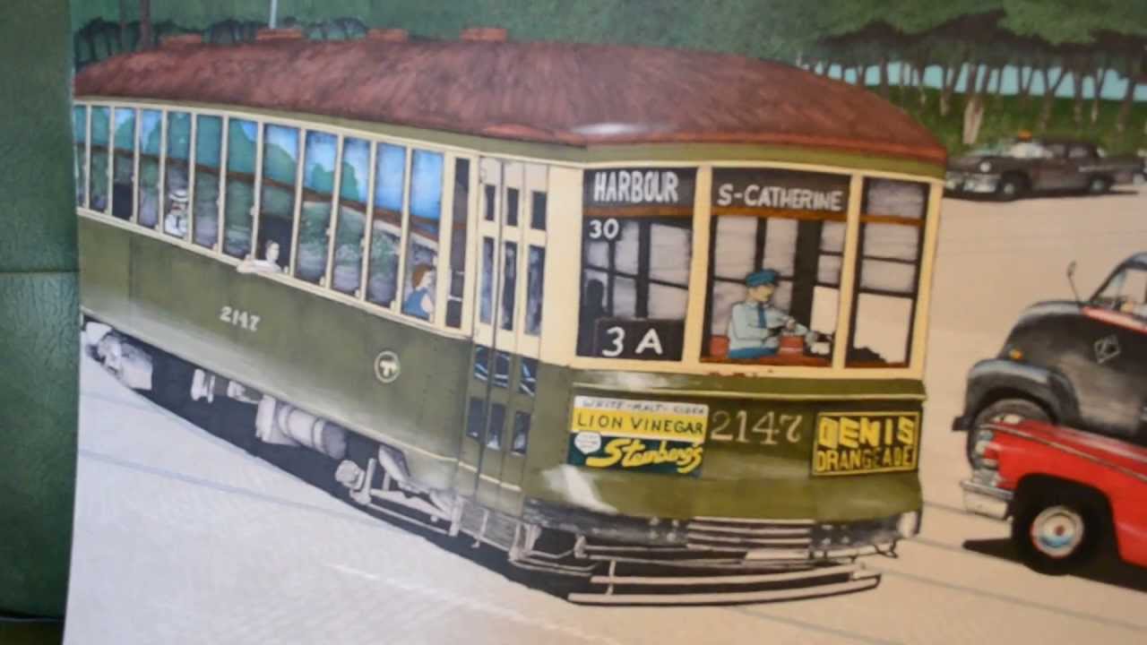 1280x720 Montreal Mtc Streetcar Drawing
