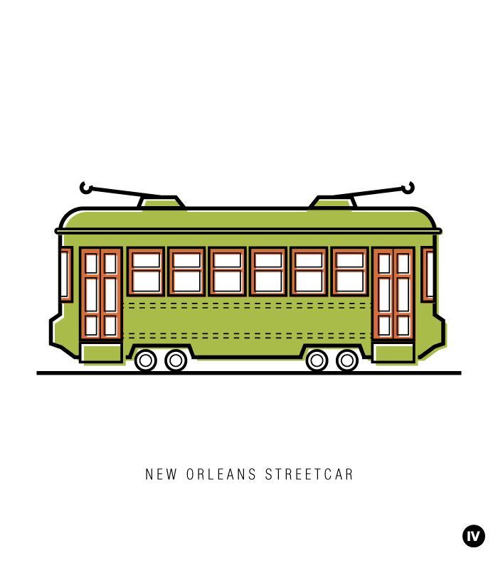 700x792 New Orleans Streetcar Clip Art New Orleans Street Car
