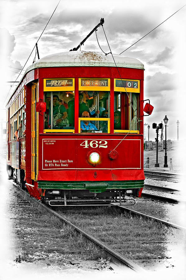 598x900 New Orleans Streetcar Vignette Photograph By Steve Harrington