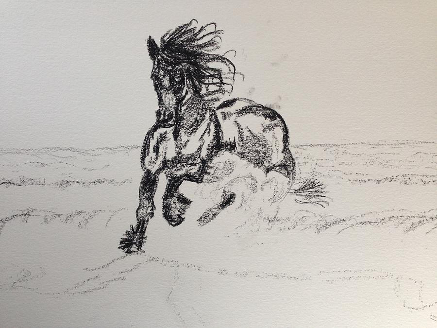 900x675 Out Of Darkness Comes Strength Drawing By Christine Mertin