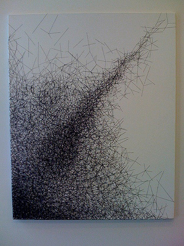375x500 String Drawing David Wicks