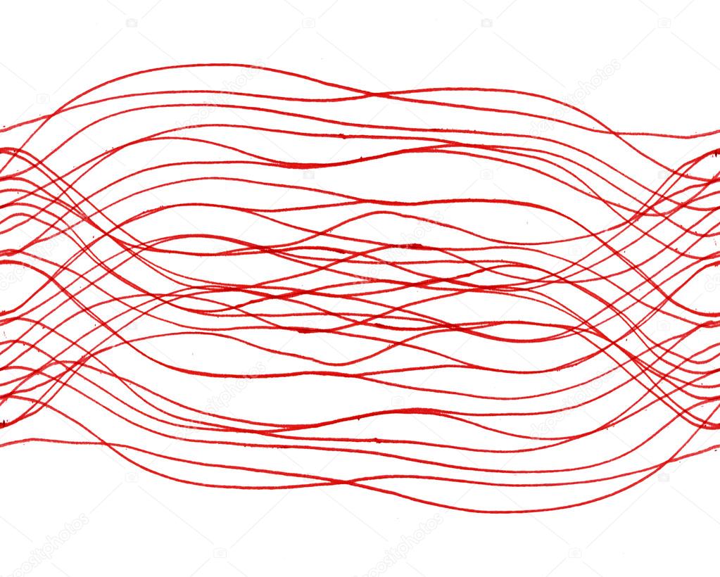 1023x820 Red Pen Drawing Stroke In Stripe Pattern (Background For Your