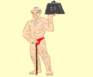 300x250 Creepy Old But Strong Man