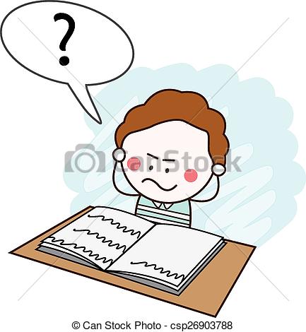 433x470 Stressed Boy Student Vector