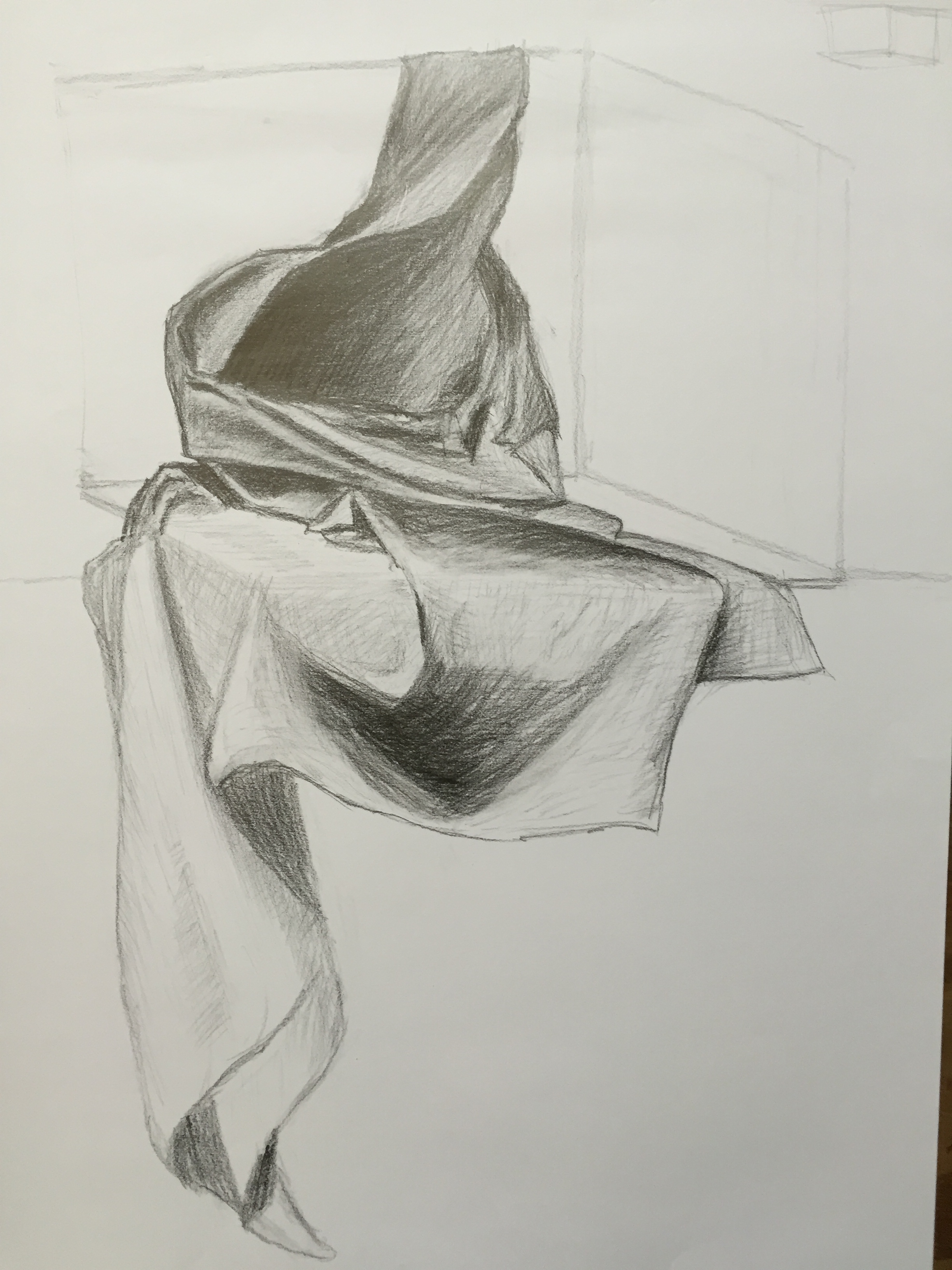 2448x3264 Today's Drapery Study Drawing Explorations In Textiles