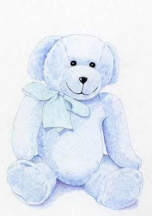 299x423 Floating Lemons 86 Blue Bear