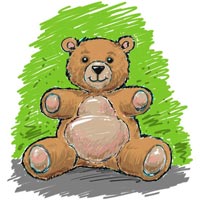 200x200 How To Draw A Teddy Bear