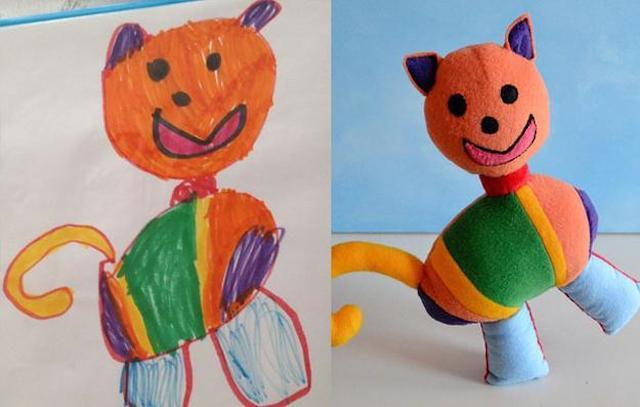 640x407 Get A Stuffed Animal That Looks Just Like Your Kid's Drawing