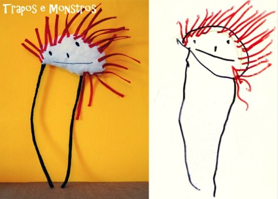 550x395 Kids' Drawings Made Real Kids S, Craft And Toy