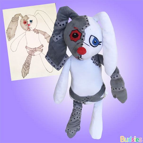 605x605 Toy Maker Turns Kids' Drawings Into Stuffed Animals Kid Drawings