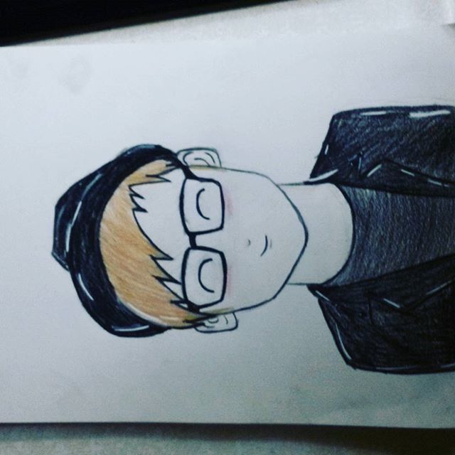 640x640 Lil Easy Patrick Stump Drawing. ((Made By My Best Friend In