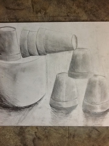 360x480 Tales From The Art Room Finished Styrofoam Cup Still Life Drawings