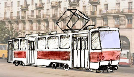 454x262 How To Draw A Trolley