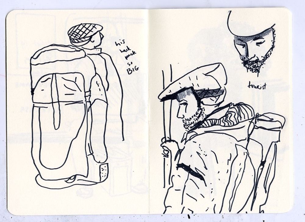 1000x731 Subway Drawing