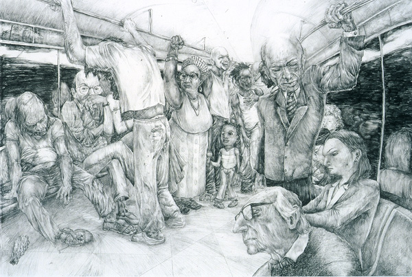 600x403 Subway Drawing One Time Press