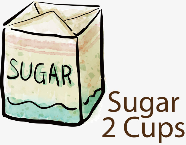650x506 Vector Hand Painted Delicious Sugar, Sugar, Vector Diagram, Hand