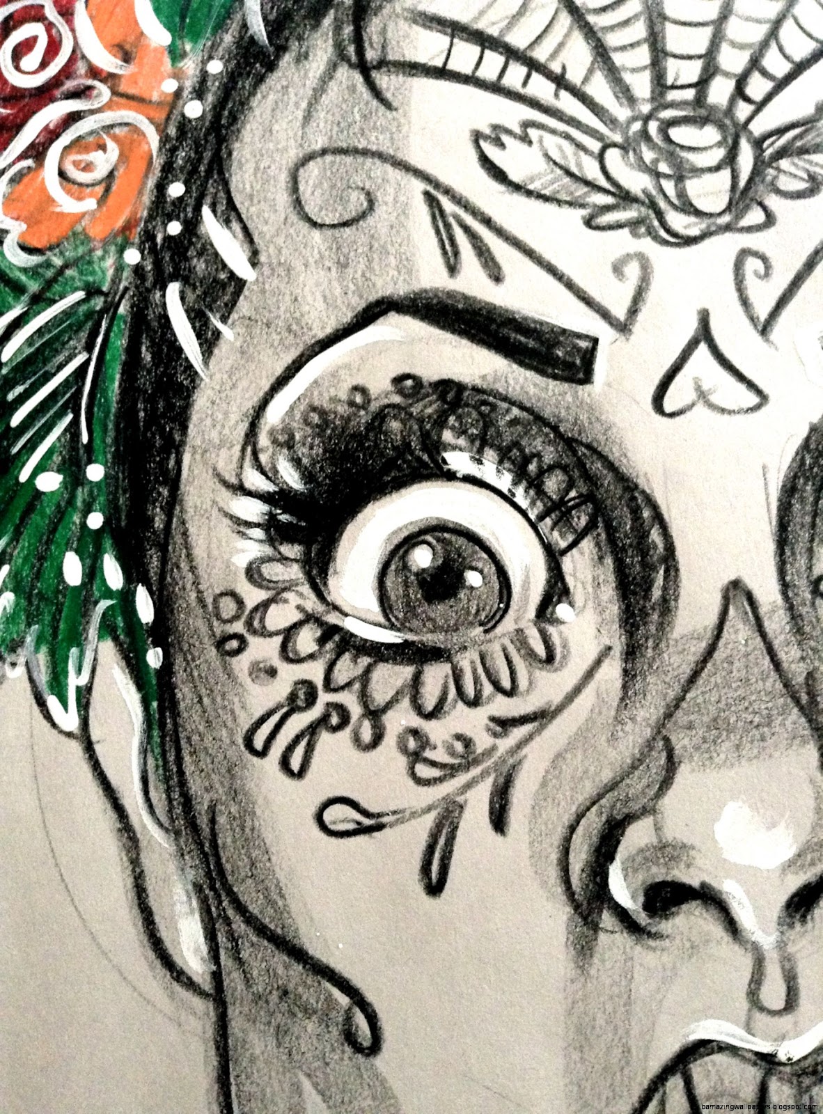 1182x1600 Sugar Skull Drawings Tumblr Amazing Wallpapers