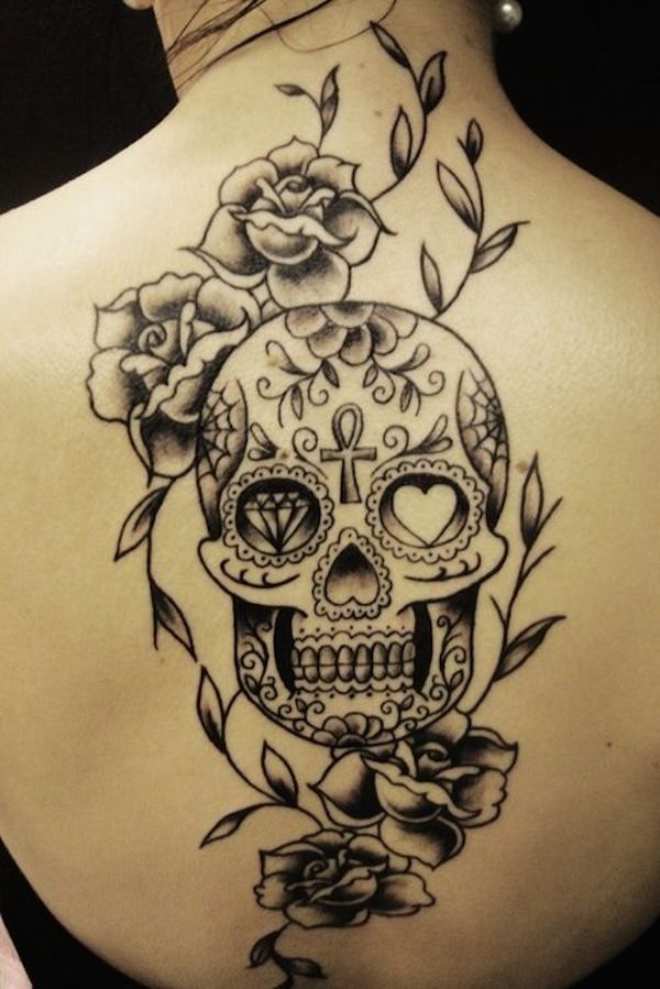 600x899 Cool Sugar Skull Tattoos