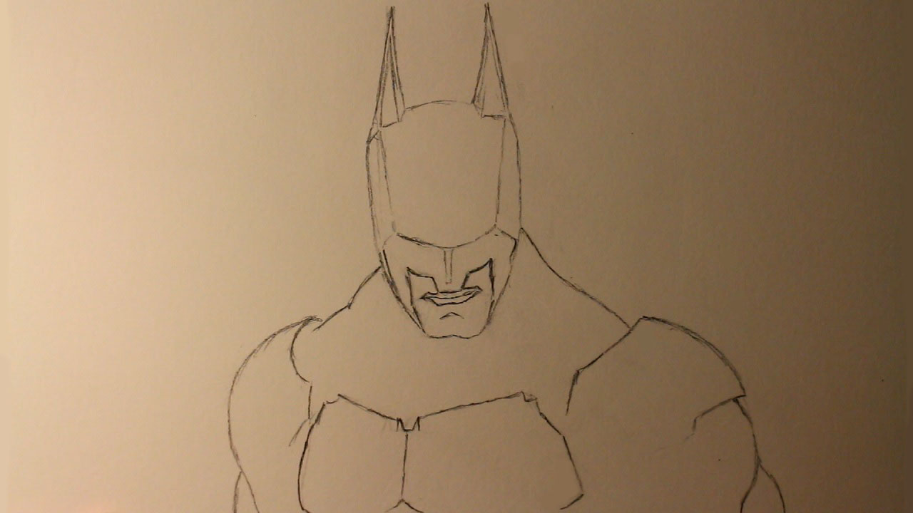 1280x720 How To Draw Batman From Batman Arkham Knight