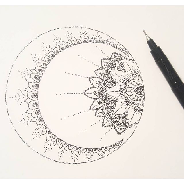 640x640 Just Experimented With Some Stipple Art. Live By The Sun, Feel By