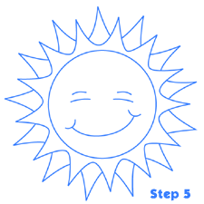 225x225 How To Draw A Cartoon Sun