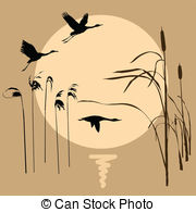 180x195 Drawing Moose On Background Sun Clip Art