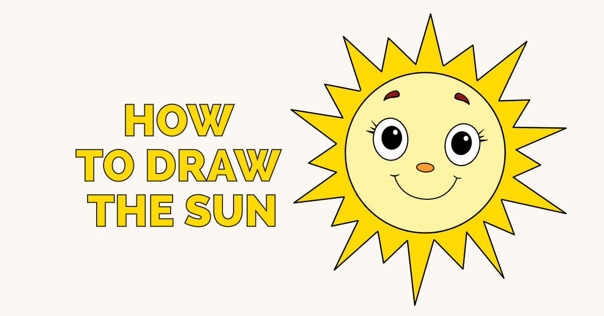 1200x628 How To Draw A Smiling Sun