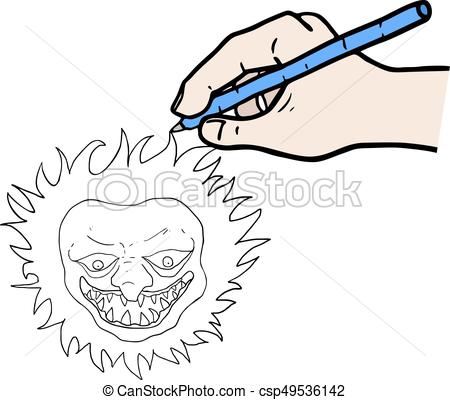 450x400 Creative Design Of Drawing Funny Sun Eps Vector