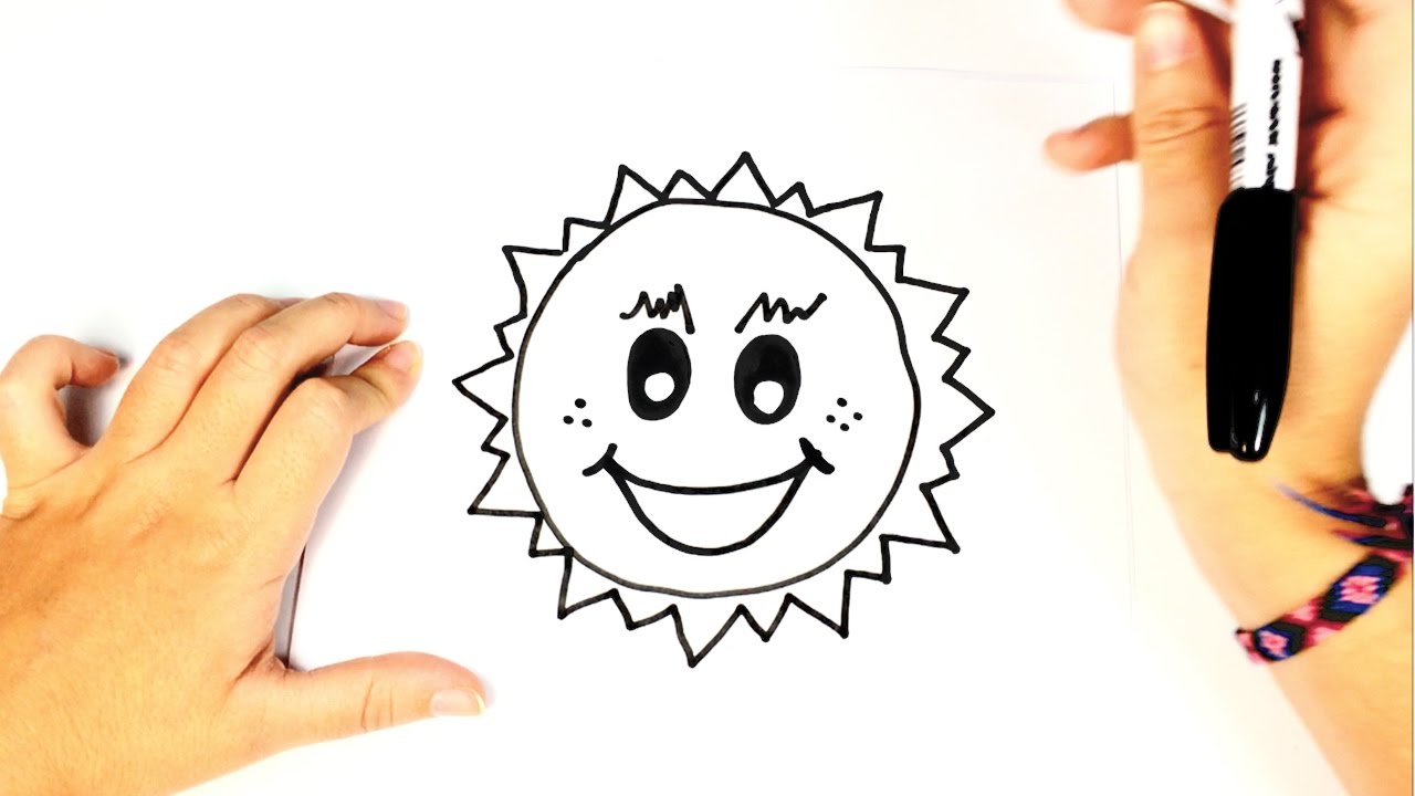 1280x720 How To Draw The Sun Easy Sun Drawing Lesson Tutorial