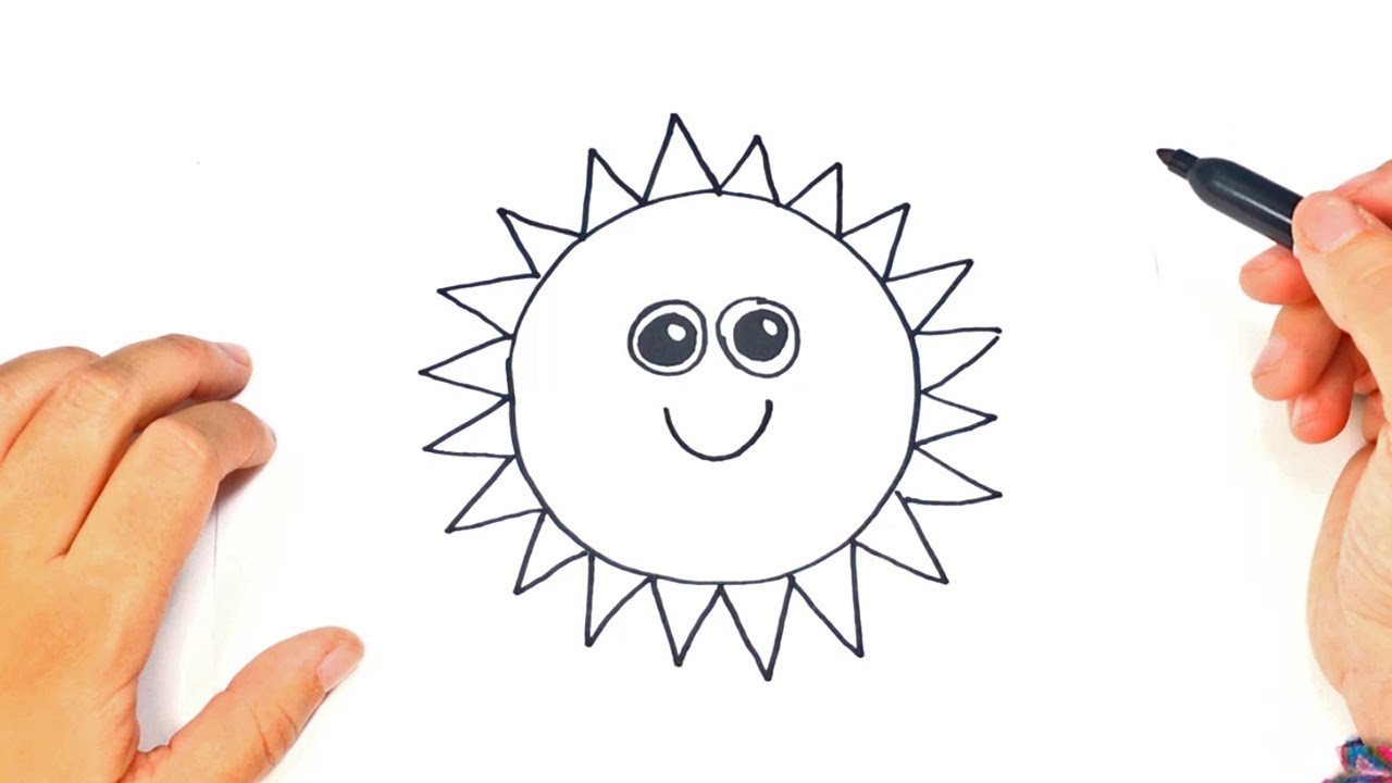 1280x720 How To Draw The Sun Step By Step Sun Drawing Lesson