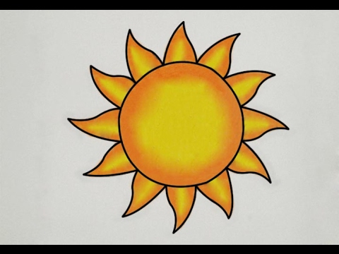 480x360 How To Draw Sun