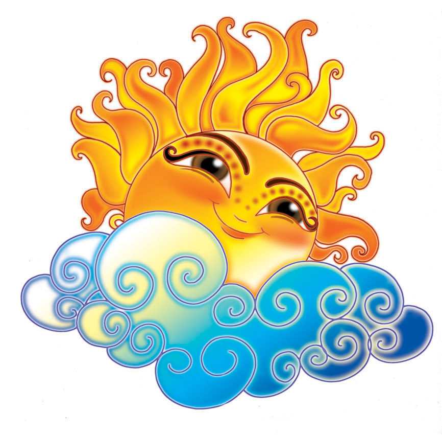 866x851 Drawn Sun Beautiful Sun