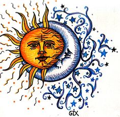 236x229 Sun Drawing Tattoo Moon Design Ink Tattoo Moon