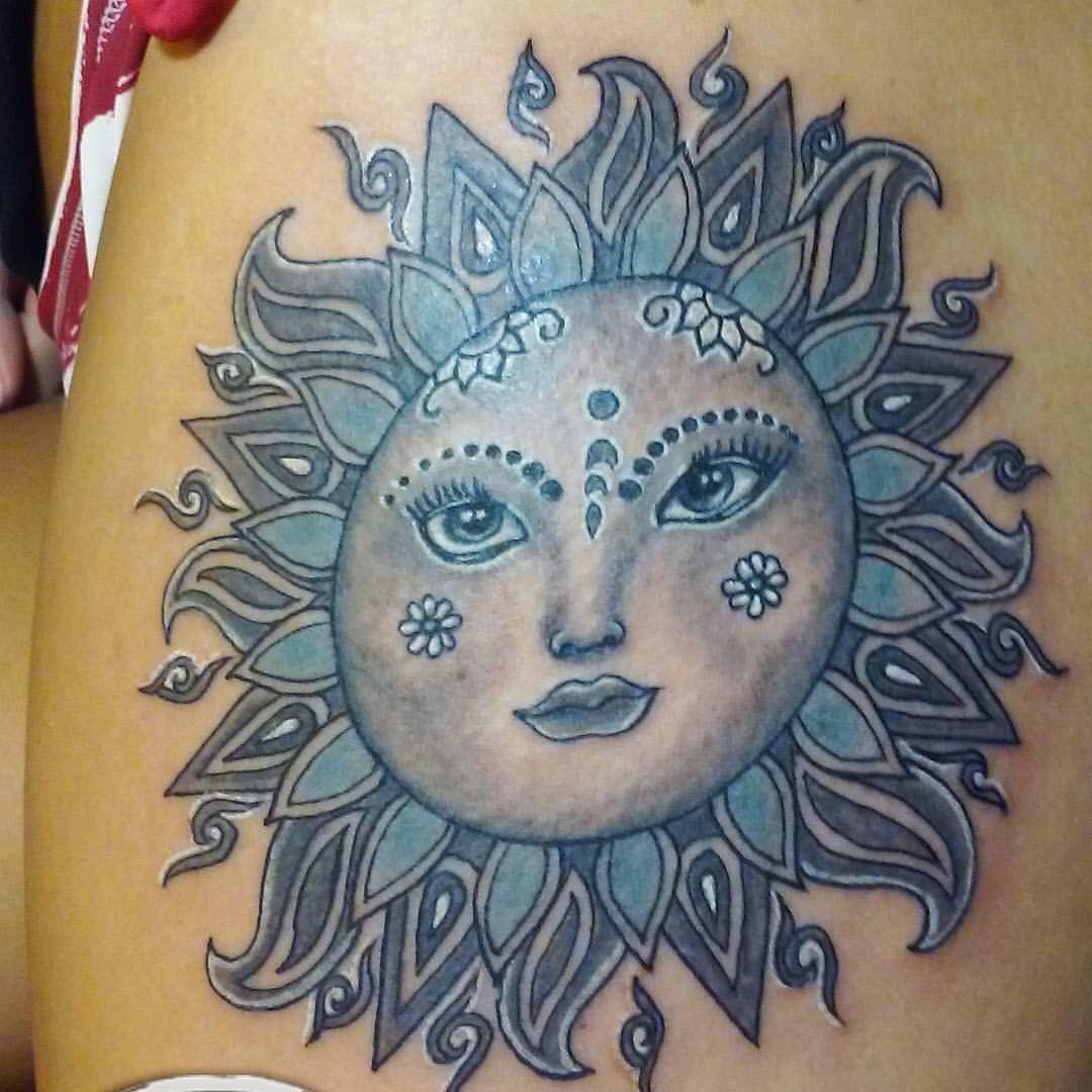 1080x1080 45 Superb Sun Tattoo Designs Amp Meaning